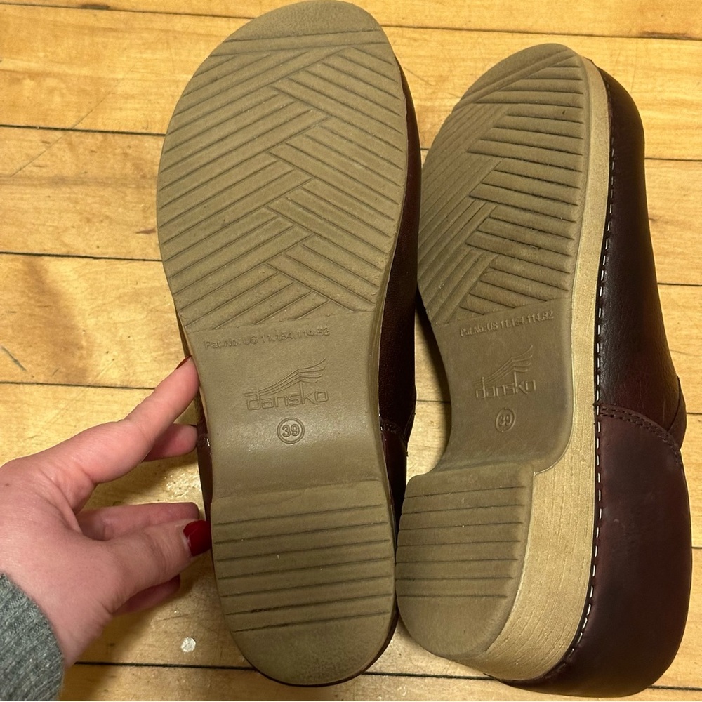 Dansko Brenna Cordovan Milled Leather Clog - Picture 4 of 12